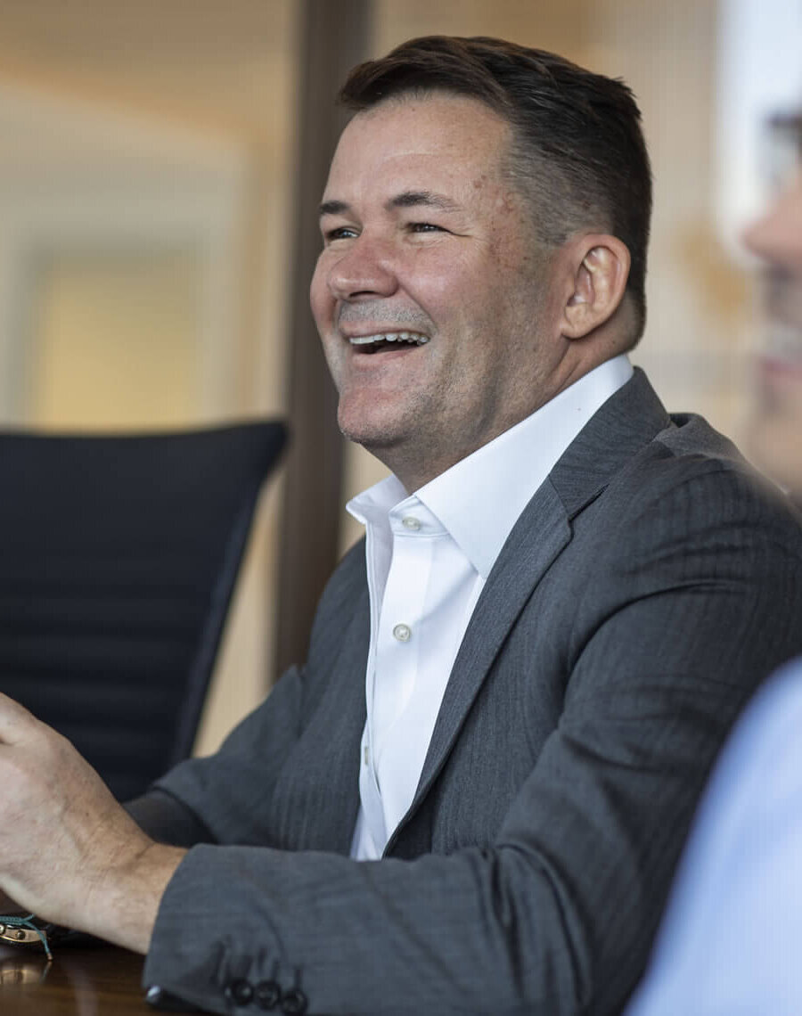 Image of a man in a meeting